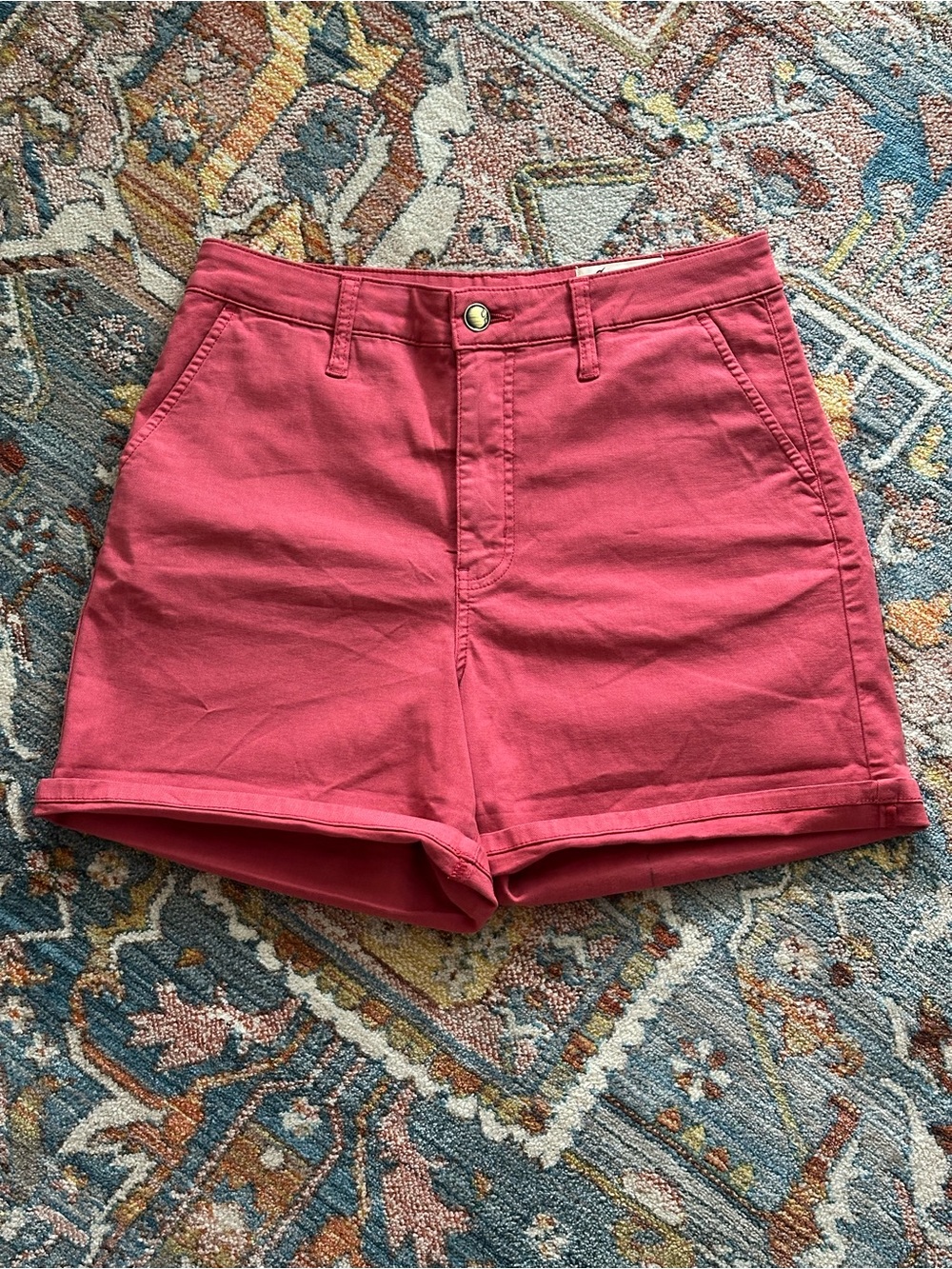 Cosmic Blue Love High Rise Shorts